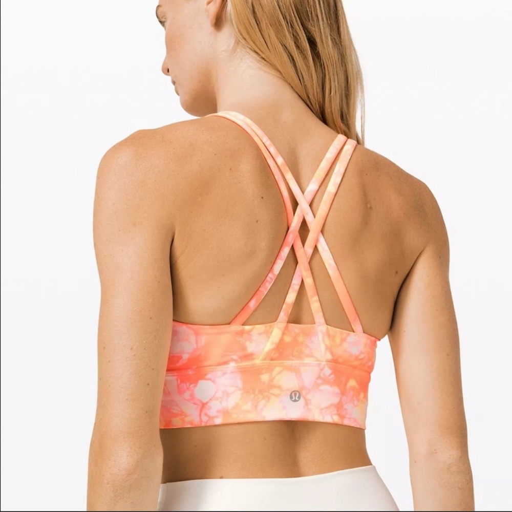 Lululemon energy bra high neck long line